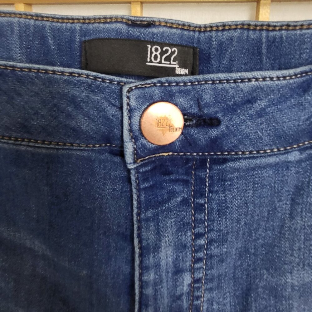 1822 Denim blue jeans EUC size 16 - Picture 3 of 6